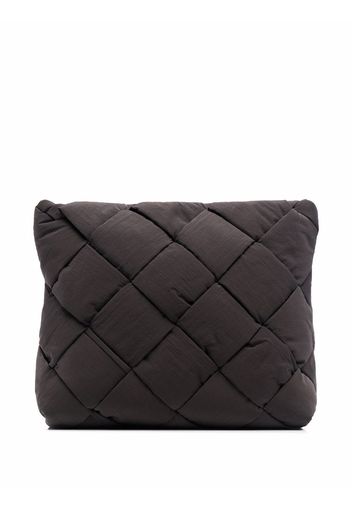 Bottega Veneta Cassette Intrecciato clutch bag - Grigio