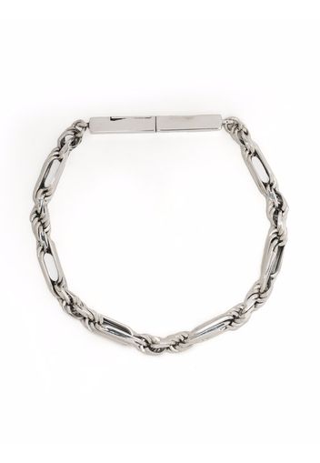 Bottega White Veneta multichain ID bracelet - Argento