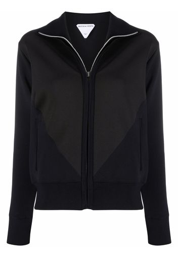 Bottega Veneta triangle motif zipped jacket - Nero