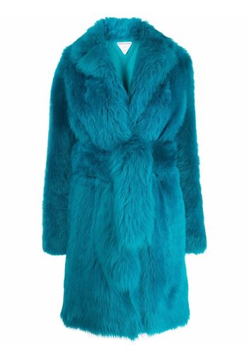 Bottega Veneta lamb fur coat - Blu