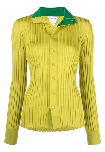 Bottega Veneta Cardigan a coste - Verde