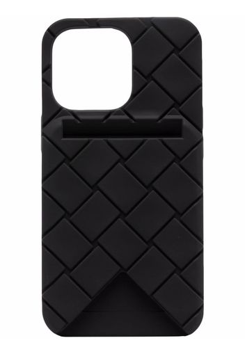 Bottega Veneta embossed iPhone 13 Pro case - Nero