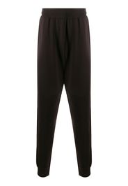 tapered wool-blend trousers