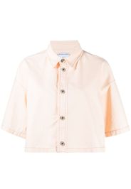 Bottega Veneta Camicia denim crop - Toni neutri