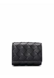 Bottega Veneta Intrecciato tri-fold wallet - Nero