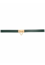 Bottega Veneta triangle buckle belt - Verde