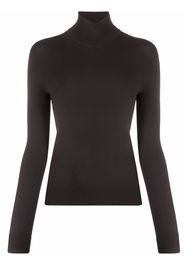 Bottega Veneta high-neck T-shirt - Marrone