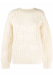 Bottega Veneta open-knit wool jumper - Toni neutri