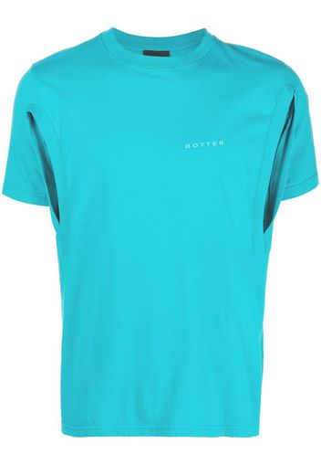 Botter T-shirt con dettaglio cut-out - Blu