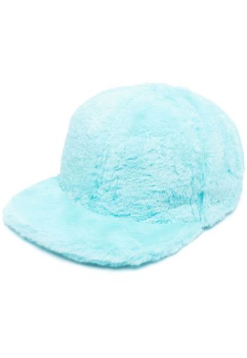 Botter faux-fur baseball cap - Blu