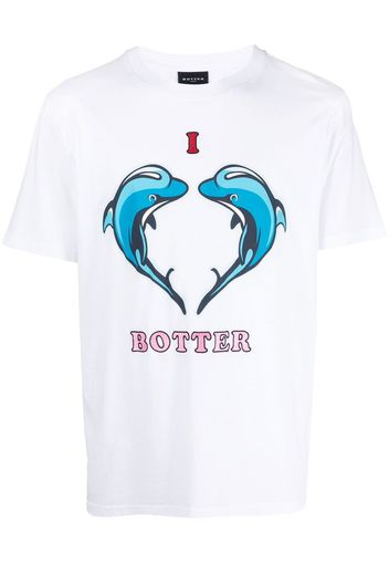 Botter logo-print organic cotton T-shirt - Bianco