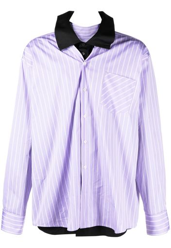 Botter double-layered cotton shirt - Viola