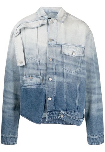 Botter gradient-effect denim jacket - Blu