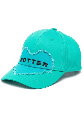 Botter logo-patch cotton cap - Verde