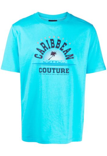 Botter slogan-print organic cotton T-shirt - Blu