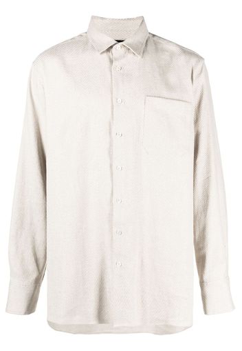 Botter button-up cotton-linen shirt - Toni neutri