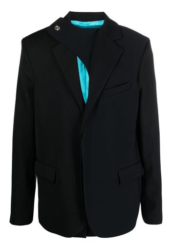 Botter single-breasted virgin-wool blazer - Nero