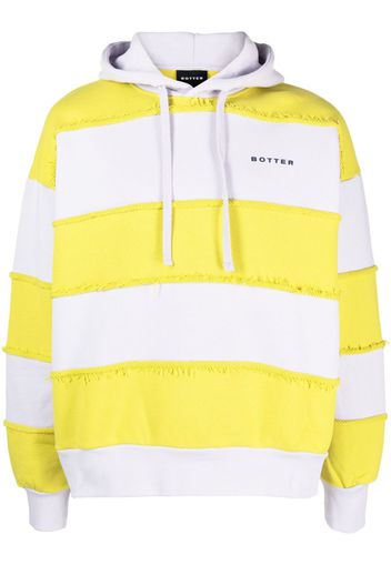 Botter striped drawstring hoodie - Viola