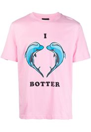 Botter logo-print organic cotton T-shirt - Rosa