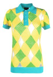 Botter Polo con motivo geometrico - Giallo