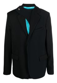 Botter single-breasted virgin-wool blazer - Nero