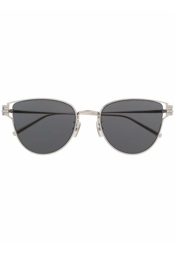 Boucheron Eyewear cat-eye wire-frame sunglasses - Argento