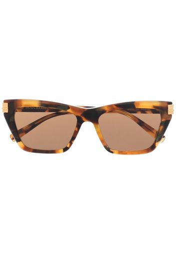 Boucheron Eyewear Occhiali da sole squadrati - Marrone