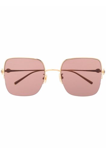 Boucheron Eyewear Occhiali da sole squadrati - Oro