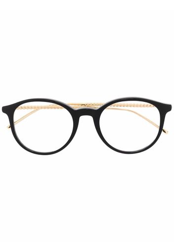 Boucheron Eyewear Occhiali tondi - Nero