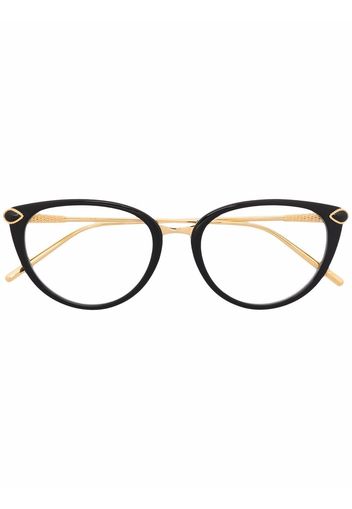 Boucheron Eyewear Occhiali cat-eye - Nero