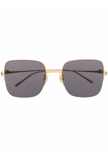 Boucheron Eyewear Occhiali da sole squadrati - Oro