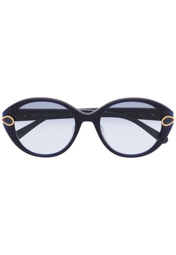 Boucheron Eyewear Occhiali da sole Serpent Bohème tondi - Blu