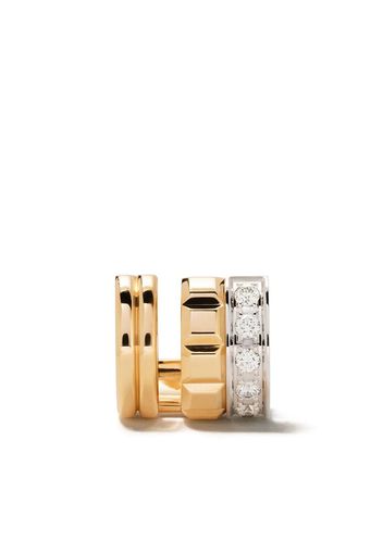 Orecchino a clip Quatre Radiant Edition in oro 18kt con diamanti