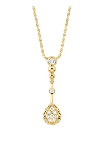 Boucheron Collana con pendente Serpent Bohème XS in oro giallo 18kt con diamanti