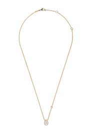 Collana Serpent Bohème in oro bianco 18kt con diamanti e madreperla