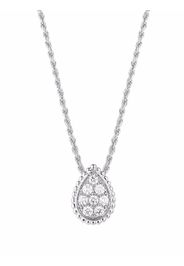 Boucheron Collana Serpent Bohème piccola in oro bianco 18kt con diamanti - Argento