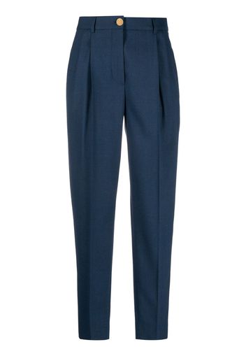 Boutique Moschino high-waisted tapered trousers - Blu