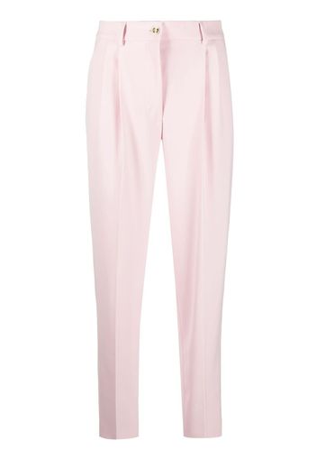 Boutique Moschino cropped slim-fit trousers - Rosa