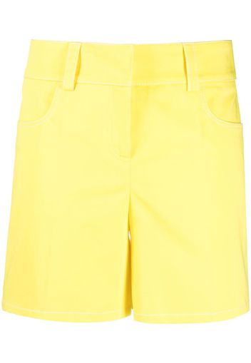 Boutique Moschino Shorts a vita alta - Giallo