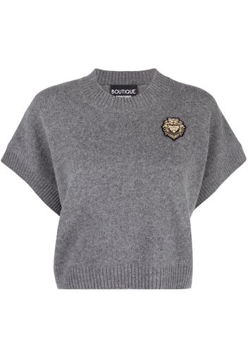 Boutique Moschino Maglione a maniche corte - Grigio