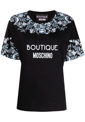 Boutique Moschino T-shirt con logo - Nero