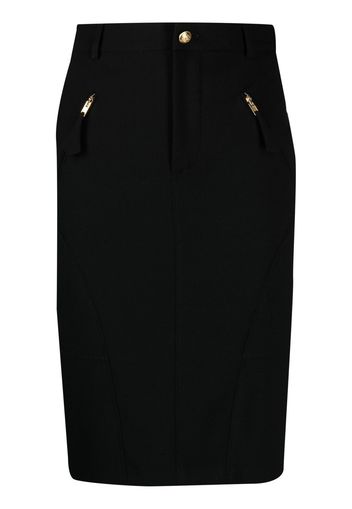 Boutique Moschino Gonna midi - Nero