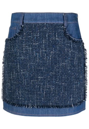 Boutique Moschino Gonna denim aderente - Blu