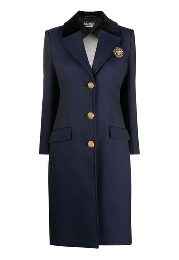 Boutique Moschino Cappotto sartoriale - Blu