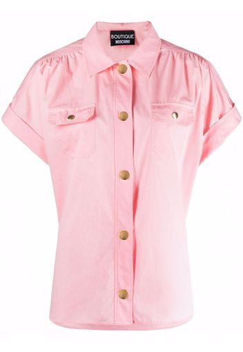 Boutique Moschino boxy cotton shirt - Rosa