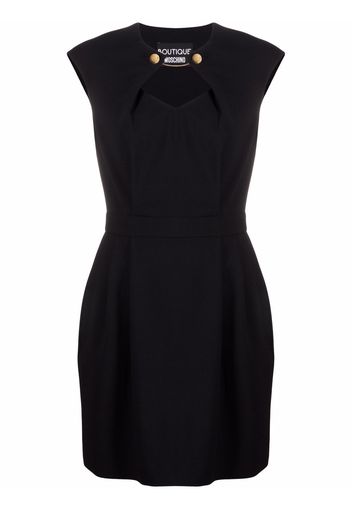 Boutique Moschino cut-out stretch-fit dress - Nero