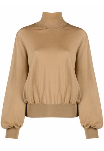 Boutique Moschino roll-neck virgin wool jumper - Toni neutri