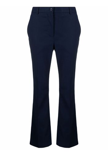 Boutique Moschino Pantaloni svasati a vita alta - Blu