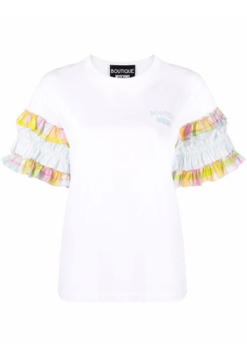 Boutique Moschino T-shirt con ruches - Bianco