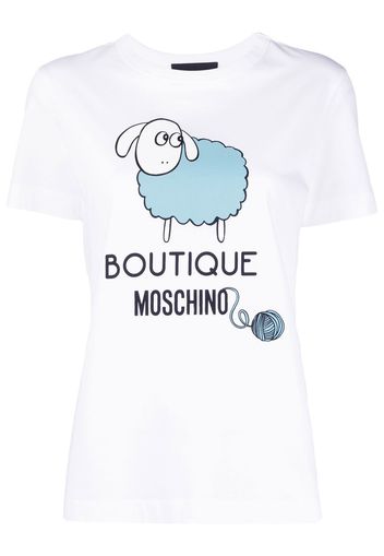 Boutique Moschino T-shirt con stampa - Bianco